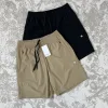 Hochwertige Lululemon Shorts aus schwarzer, atmungsaktiver Nylonkollektion