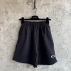 Hochwertige Balenciaga Shorts Schwarzes Logo Luxus