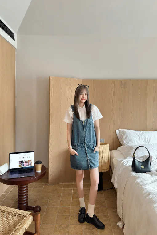 Bestseller Miu Miu Kurzer Rock Denim Bestickt Luxus