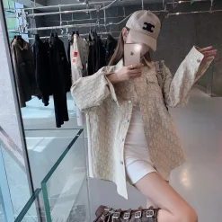 Hochwertiges Dior-Hemd aus der Monogramm-Kollektion in Khaki