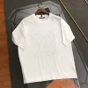 Bestseller Louis Vuitton Kurzarmhemd aus schwarzer Baumwolle im Logo-Stil