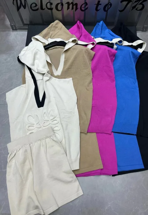 Hochwertige Loewe Shorts Strick-Logo-Kollektion