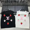 Bestseller Louis Vuitton Weste Schwarz Strick Stickerei Stil