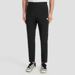 Hochwertige Descente Hose aus schwarzem Nylon, lässiger Luxus