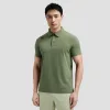 Premium Descente Kurzarmhemden Schwarz Casual Style