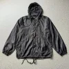 Luxus-Jacken von Balenciaga aus schwarzer Nylon-Jacquard-Kollektion