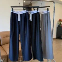 Bestseller Calvin Klein Wide-Leg-Hose Navy Kollektion