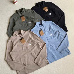 Premium The North Face Langarmshirts Schwarz Atmungsaktive Kollektion