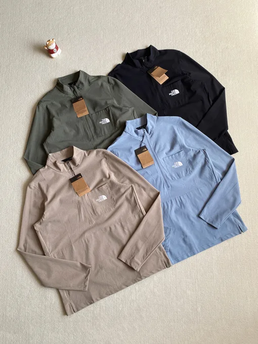 Premium The North Face Langarmshirts Schwarz Atmungsaktive Kollektion