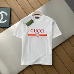 Bestseller: Gucci Kurzarm-Kollektion mit schwarzer Baumwolle und Stickerei