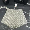 Bestseller Dior Shorts Graue Denim-Jacquard-Kollektion