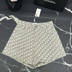 Bestseller Dior Shorts Graue Denim-Jacquard-Kollektion