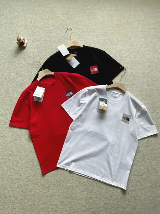 Premium The North Face Kurzarm Schwarz Baumwolle Atmungsaktiv Kollektion