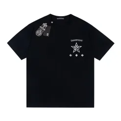 Hochwertiges Chrome Hearts Kurzarm-Baumwoll-Washed-Style