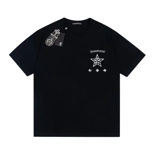 Hochwertiges Chrome Hearts Kurzarm-Baumwoll-Washed-Style