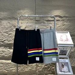Bestseller Thom Browne Shorts Rot Strick Klassisch Luxus