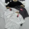 Bestseller Descente Kurzarmhemd Schwarz Baumwolle Minimalistischer Stil