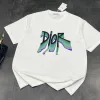 Hochwertige Dior Kurzarm-Kollektion mit schwarzem Farbverlauf