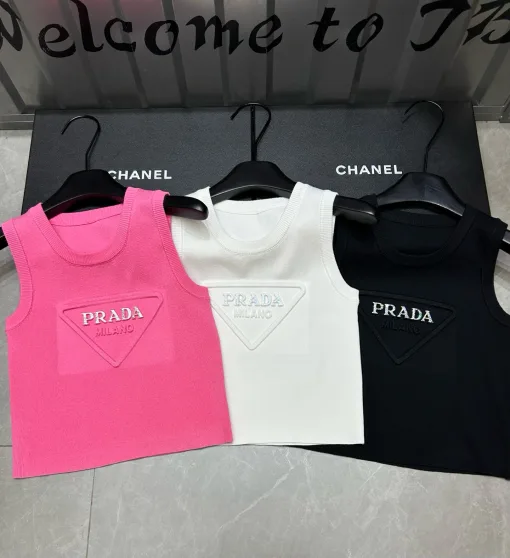 Bestseller Prada Weste Pink Strick Luxus