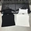 Hochwertige Miu Miu Weste in Schwarz mit Logo-Strick
