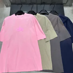 Premium Qualität Alo Kurzarm Pink Print Style