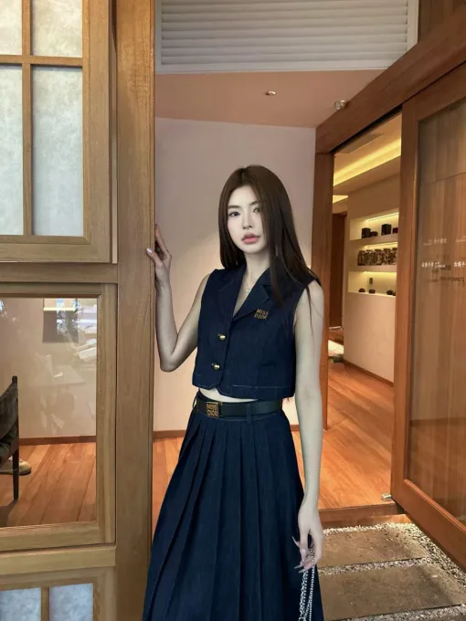 Hochwertiger Dior Rock im Blue Denim Style