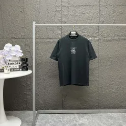 Bestseller Louis Vuitton Kurzarmhemd aus schwarzer Baumwolle im Logo-Stil