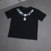 Hochwertiger Louis Vuitton Kurzarm-Baumwolldruck