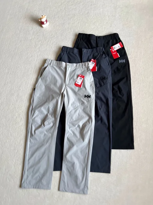 Hochwertige Helly Hansen Hose Schwarz Nylon Casual Luxury