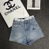 Hochwertige Alo Shorts Denim Luxus
