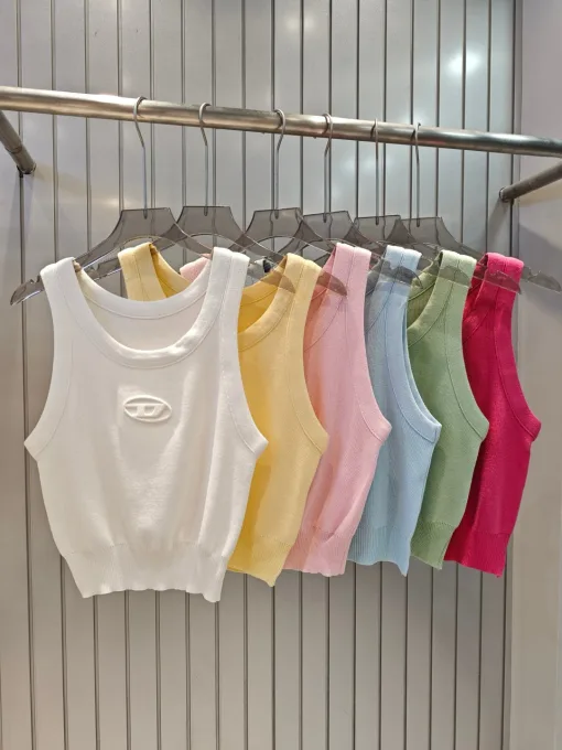 Bestseller Diesel Weste Grün Logo Luxus