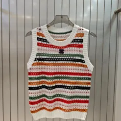 Bestseller Chanel Weste Strick Streifen Kollektion