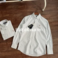 Bestseller Ralph Lauren Hemden Blau Klassisch Luxus