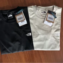 Luxus The North Face Langarm Grau Solid Luxus