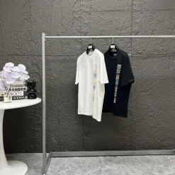 Bestseller Dior Kurzarm-Logo-Kollektion aus schwarzer Baumwolle