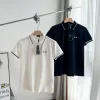 Premium Qualität Fendi Poloshirt Schwarz Bestickt Luxus