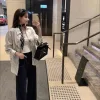 Premium Chanel Hemd Satin Vintage Luxus