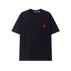 Bestseller Ralph Lauren Kurzarm Schwarz Baumwolle Classic Collection