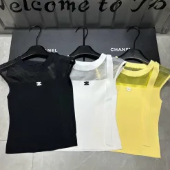 Bestseller Celine Weste Schwarz Strick Bestickte Kollektion