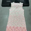 Luxus Chanel Weste Pink Strick Gradient Luxus