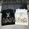 Hochwertige Louis Vuitton Weste im schwarzen Strick-Stickerei-Stil