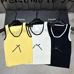 Bestseller Chanel Weste Gelbe Strickkollektion
