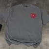 Meistverkaufte Chrome Hearts Kurzarm Schwarz Baumwolle Gewaschen Luxus