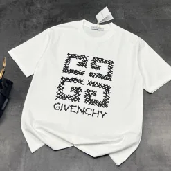 Premium Qualität Givenchy Kurzarm Weiß Logo Luxus