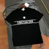 Bestseller Dior Kurzarm Schwarz Baumwolle Bestickt Stil