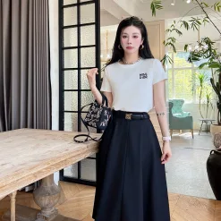 Hochwertiger Dior Rock Schwarz Bestickte Kollektion