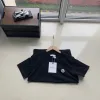 Premium Moncler Kurzarm Weiß Baumwolle Bestickt Luxus