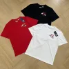 Premium Fila Kurzarm Schwarz Baumwolle Grafik Luxus