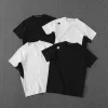 Premium Descente Kurzarm Schwarz Polyester Klassisch Luxus