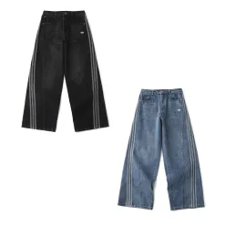 Hochwertige Adidas Jeans Schwarz Klassischer Stil